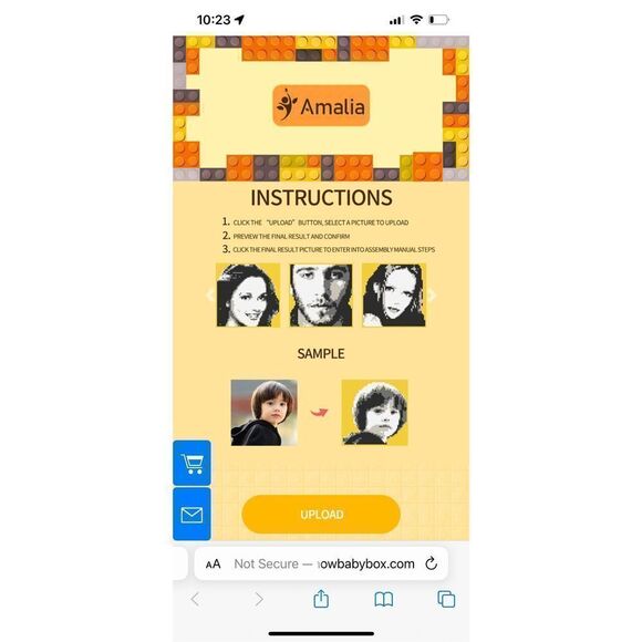 Personalized mosaic bricks 3800 single space tiles in four colors.  Legomaniacs - Picture 12 of 13